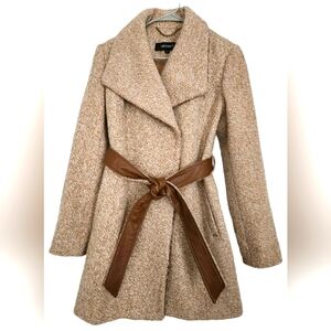 Ellen Tracey wool 3/4 length cream jacket